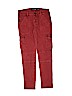 Blue Candy Denim Solid Red Cargo Pants Size 10 - photo 1