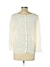 Ann Taylor LOFT Ivory Long Sleeve Blouse Size L - photo 2