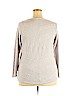 Avenue 100% Acrylic Gray Pullover Sweater Size 18 - 20 Plus - photo 2