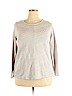 Avenue 100% Acrylic Gray Pullover Sweater Size 18 - 20 Plus - photo 1