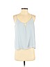 Lush 100% Polyester Blue Tank Top Size S - photo 1