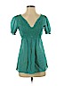 Is\bella Teal Short Sleeve Blouse Size S - photo 1