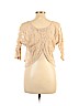 Eyeshadow Tan Short Sleeve Blouse Size L - photo 2