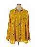 Apt. 9 100% Polyester Yellow Long Sleeve Blouse Size 3X - photo 1