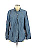 Old Navy Blue Long Sleeve Button-Down Shirt Size XL - photo 1