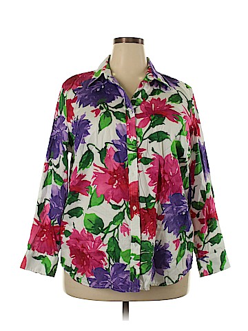 Lauren Jeans Co. Long Sleeve Button-Down Shirt (view 1)