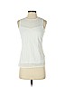 H&M 100% Nylon White Sleeveless Blouse Size S - photo 1