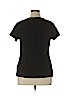 JM Collection 100% Cotton Black Short Sleeve Top Size XL (petite) - photo 2
