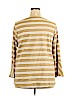 Isaac Mizrahi LIVE! 100% Cotton Tan 3/4 Sleeve Top Size 2X - photo 2