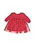 Baby Gap 100% Cotton Stars Red Special Occasion Dress Size 3-6 mo - photo 1