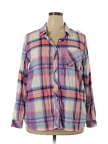 Sonoma Goods for Life Plus Long Sleeve Button-Down Shirt (view 1)