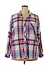Sonoma Goods for Life Plus 100% Cotton Purple Long Sleeve Button-Down Shirt Size XXL - photo 1