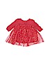 Baby Gap 100% Cotton Stars Red Special Occasion Dress Size 3-6 mo - photo 2