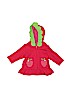 Gymboree 100% Cotton Red Zip Up Hoodie Size 0-3 mo - photo 1