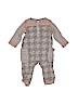 Tea 100% Cotton Gray Long Sleeve Outfit Size 3-6 mo - photo 1