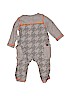 Tea 100% Cotton Gray Long Sleeve Outfit Size 3-6 mo - photo 2