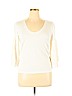 American Eagle Outfitters White Long Sleeve Blouse Size L - photo 1