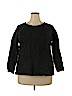 J.jill 100% Wool Black Wool Pullover Sweater Size 2X - photo 1