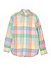 Gap Kids 100% Cotton Orange Long Sleeve Button-Down Shirt Size L (youth) - photo 1