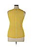 Banana Republic 100% Nylon Yellow Sleeveless Blouse Size 14 - photo 2