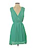 Forever 21 100% Polyester Green Casual Dress Size S - photo 1