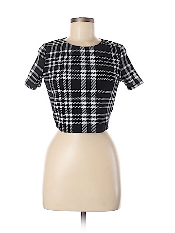 Aqua Short Sleeve Blouse (view 1)