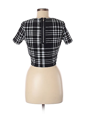 Aqua Short Sleeve Blouse (view 2)