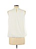 Iz Byer 100% Polyester White Sleeveless Blouse Size L - photo 2