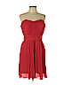 Badgley Mischka Red Cocktail Dress Size 12 - photo 1