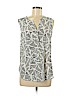 Collective Concepts 100% Polyester Ivory Sleeveless Blouse Size S - photo 1