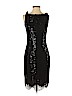Tadashi Shoji 100% Polyester Black Cocktail Dress Size 4 - photo 1