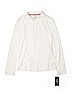 French Toast Solid White Long Sleeve Polo Size 14 - 16 - photo 1