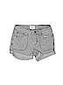 Hudson Stripes Blue Denim Shorts Size 10 - photo 1