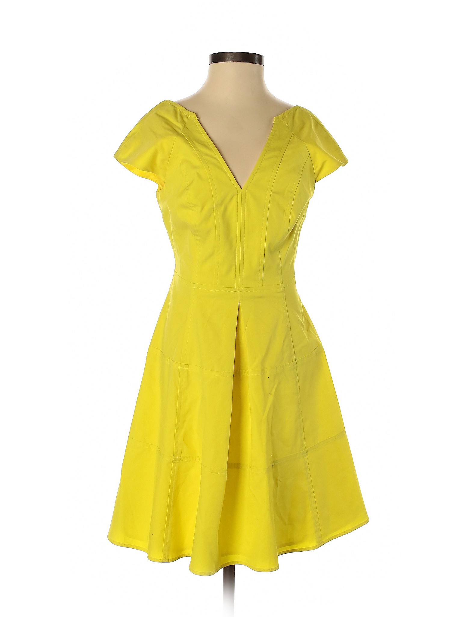 Nanette Lepore Women Yellow Casual Dress 0 | eBay
