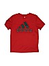 Adidas 100% Polyester Red Active T-Shirt Size 8 - photo 1