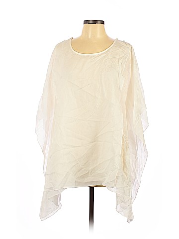 Calypso St. Barth Short Sleeve Silk Top (view 1)