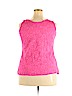Lane Bryant Pink Sleeveless Blouse Size 18 - photo 2