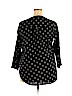 Old Navy 100% Cotton Black Long Sleeve Blouse Size XXL - photo 2