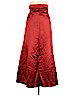 Lafayette 148 New York 100% Silk Red Silk Skirt Size 8 - photo 1