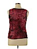 DressBarn Burgundy Sleeveless Top Size 1X - photo 2
