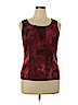 DressBarn Burgundy Sleeveless Top Size 1X - photo 1
