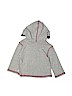 Guess Baby 100% Cotton Solid Gray Pullover Hoodie 9-12 MO / 12 MO - photo 2