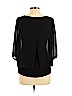 A. Byer 100% Polyester Black Long Sleeve Blouse Size L - photo 2