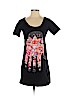 Your Eyes Lie 100% Cotton Black Short Sleeve Top Size S - photo 1