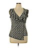 Saint Tropez Black Short Sleeve Top Size XL - photo 1