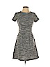 Ann Taylor LOFT Gray Casual Dress Size 2 (petite) - photo 1
