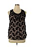 Lane Bryant Outlet 100% Nylon Black Sleeveless Blouse Size 16 - photo 1