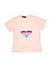 Assorted Brands Hearts Pink Short Sleeve T-Shirt Size M (youth) - photo 1