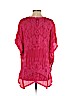 Johnny Was 100% Rayon Pink Poncho Size XS - photo 2