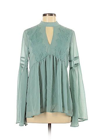 Three Hearts Long Sleeve Blouse (view 1)